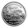 1 oz Silver Round - Stagecoach (Fractional)