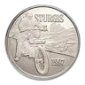 1 oz Silver Art Round - Vintage Motorcycle (Random Motif)