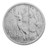 1 oz Silver Round - Gun & Rod (Deer)