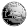 1 oz Silver Round - APMEX (2019 Year of the Pig)