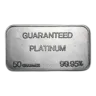 50 gram Platinum Bar - Secondary Market (.999+ Fine)