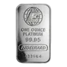 1 oz Platinum Bar - Engelhard