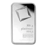 100 gram Platinum Bar - Secondary Market (.999+ Fine)