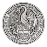 2017 2 oz Silver Queen's Beasts Bullion Coin - Red Dragon