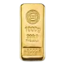 1 kg Cast Gold Bar