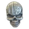 2oz Silver "Stars & Stripes Skull" | MK Barz