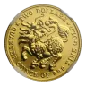 1983 Singapore 1/4 oz Gold $2 Qilin