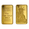 Credit Suisse 10 Gram Liberty Gold Bar