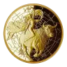Seduction of Europe - Mythos Series - 1 gram 50 Livre gold coin 2021