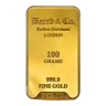 100g Gold Minted Bullion Bar Baird & Co - Pre-Owned