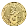 2020 1oz The Queen's Beasts, The White Lion of Mortimer Gold Coin