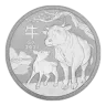 2021 Year of the Ox Perth Mint Lunar 1 oz Silver Bullion Coin