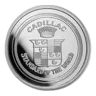Cadillac "La Mothe Cadillac" Logo 1 oz Silver