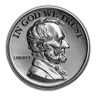 2 oz Silver HR Round - Presidential Tribute Series: Lincoln