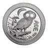 2020 Niue 1 oz Silver $2 Athenian Owl Stackable Coin (Toned)