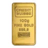 100 grams Gold Bar (Circulated) - Credit Suisse