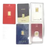 1 gram .9999 Fine Gold Bar - Brand Name With Assay Card - Our Choice of Mix Mints