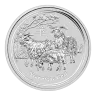 Pre-Owned 2015 Australian Lunar Goat 1/2oz Silver Coin - VAT Free