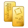 1g Valcambi Minted Gold Bar