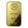 20 gram Gold Bar - Argor S.A. Chiasso