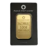 100g Gold Rand Refinery Minted Bar (24ct Pure Gold)