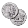 1 oz .999 Fine Silver Round - Buffalo/Indian Head