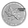 Canada 2 Oz Silver Twin Maple Leaf (Random Year)