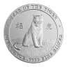 1oz Silver Round Lunar Tiger 9999