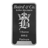 1oz Platinum Bar Minted Queens Platinum Jubilee 9995