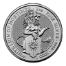 2020 UK Lion of Mortimer 2 oz Silver Bullion Coin