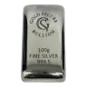 100g Goldsecure Cast Silver Bar 999.5