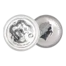 1 oz Perth Mint Dragon 2012 with Lion Privvy Silver Coin