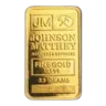 2.5g Johnson Matthey Gold Bar