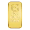 2oz ABC Bullion Cast Bar Gold