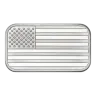 1oz Silver SilverTowne American Flag Bar