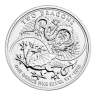 1 oz Two Dragons Silver Coin (2018)