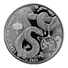 1 OZ SILVER ROUND LUNAR SNAKE ASAHI MINT