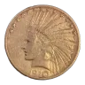 10$ Indian Eagle Gold Coin (random dates)