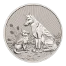 2 oz .999 Silver Austalian Mint Mother Dingo and Pup