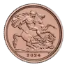Quarter Sovereign Charles III Gold Coin | 2024