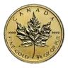 1/4 oz Canadian Gold Maple Leaf Coin (Random Year)