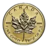 1/10 oz Canadian Gold Maple Leaf Coin (Random Year)