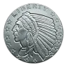 1 oz Incuse Indian
