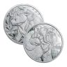 1 oz. Golden State Mint Silver Round Bull/Bear .999 Fine