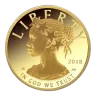 2018 1/10 oz American Liberty Gold Coin (Box & COA)
