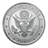 1 oz US Army "Because of the Brave" Silver Round