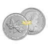 2 oz Silver Royal Canadian Maple Leaf Coin .9999 Random Year