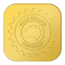 1 oz GBA Gold Cast Bar