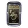 2017 1 oz Scottsdale Lunar Year of the Rooster Gold Bar