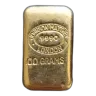 100 gram Johnson Matthey London Poured Gold Bar | Vintage
